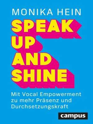 cover image of Speak Up and Shine